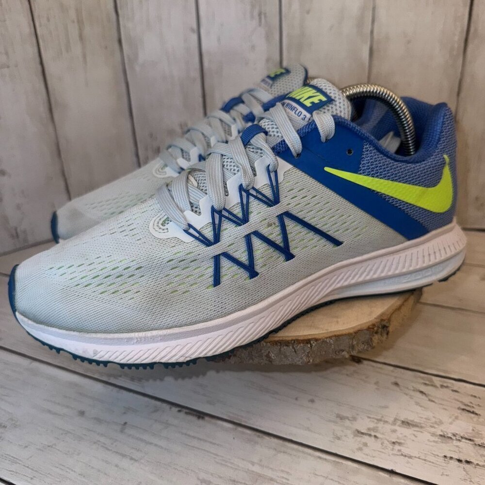 Nike Zoom Winflo 3 Womens US Size 10.5 EUR 42.5 831562-411 Running Shoes White - Picture 5 of 11
